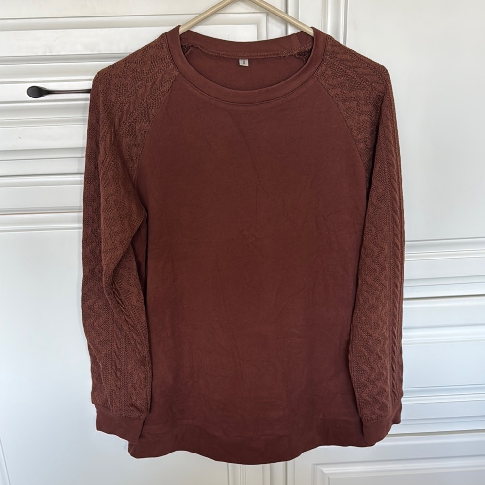 Brown Long Sleeve Sweater